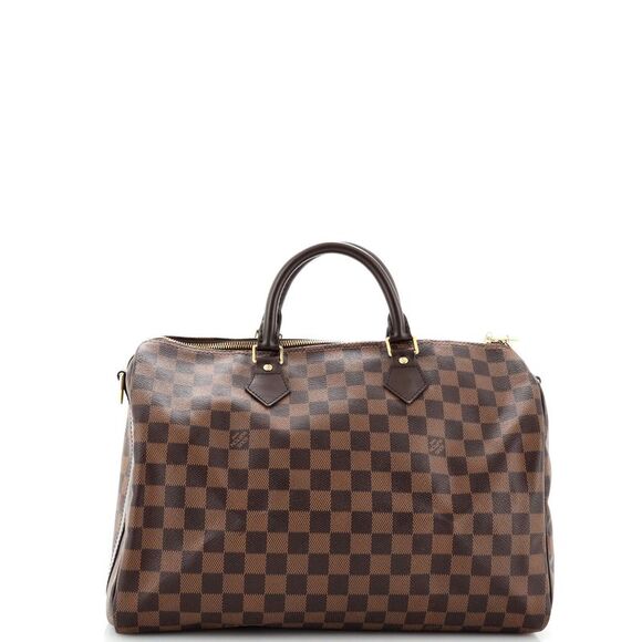 Louis Vuitton Speedy Bandouliere Bag Damier 35 Brown - Picture 3 of 9